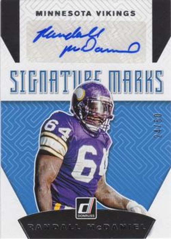 2019 Donruss #SM-1 Signatures Marks - Blue /50