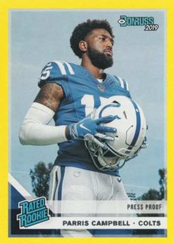 2019 Donruss #315 Press Proof Yellow