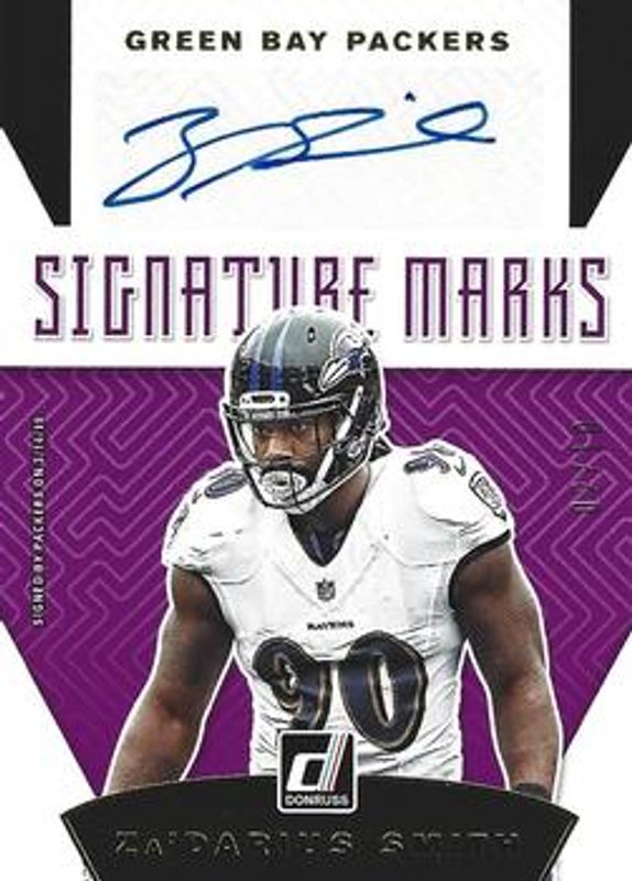 2019 Donruss #SM-22 Signatures Marks - Purple /10
