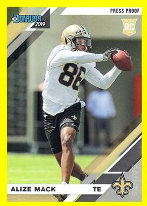 2019 Donruss #289 Press Proof Yellow