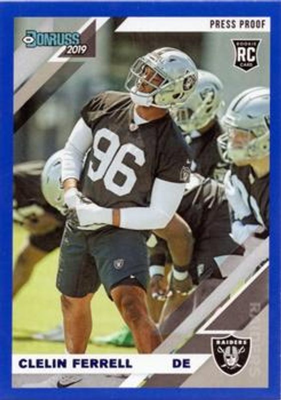 2019 Donruss #254 Press Proof Blue