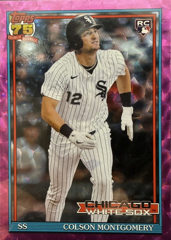 2026 Topps #T91-4 1991 Topps - Pink Crackleboard Foil