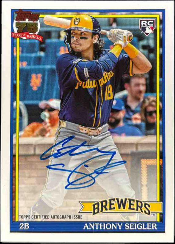 2026 Topps #91A-ANT 1991 Topps Autographs