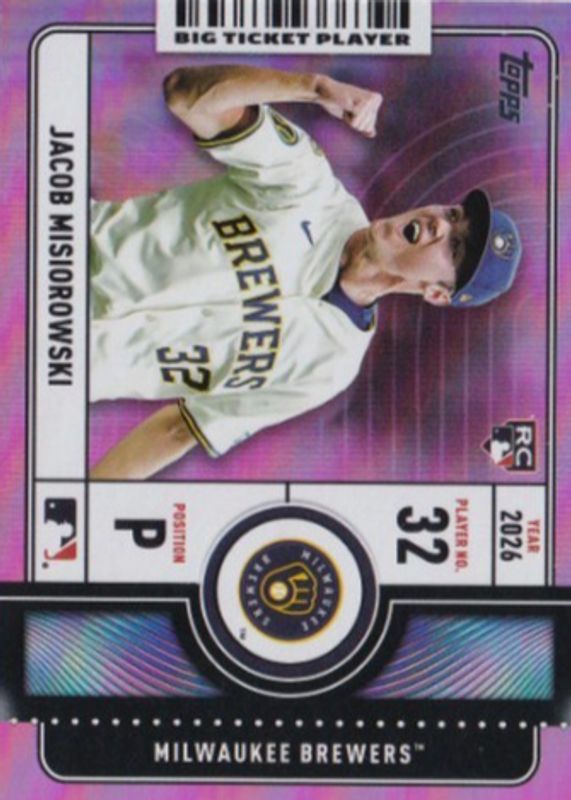 2026 Topps #BTP-2 Big Ticket Players - Pink Foil