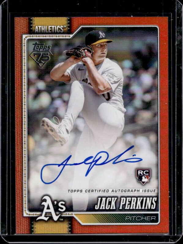 2026 Topps #206 Real One Autographs - Orange Foil /25