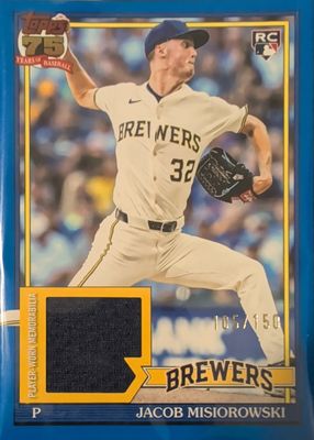 2026 Topps Series 1 #91R-JMI 1991 Topps Relic - Blue /150
