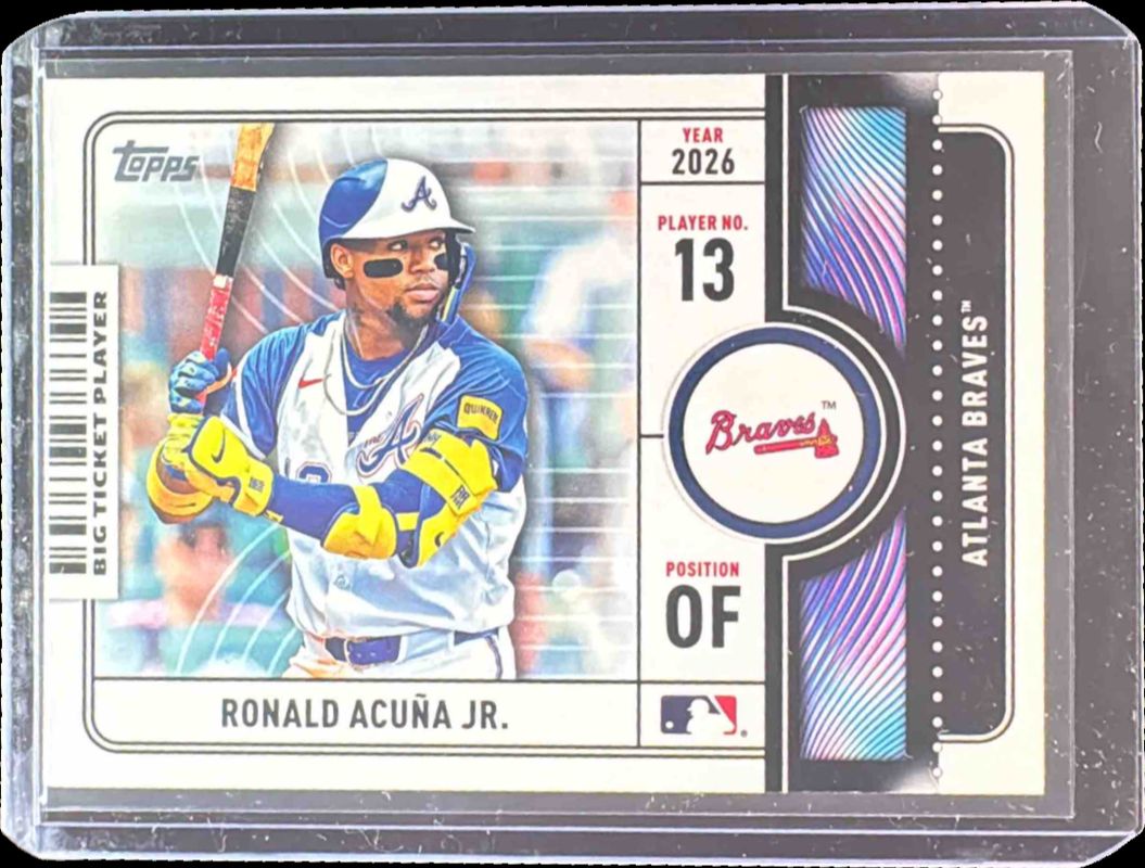 ゲームセンター・ゲームカード RONALD ACUNA JR Ronald Acuna Jr. 2026 Topps #BTP-7 Big Ticket Players Price Guide