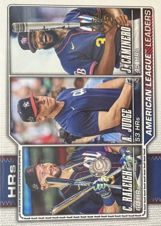 Aaron Judge / Cal Raleigh / Junior Caminero Baseball Cards Price Guide ...