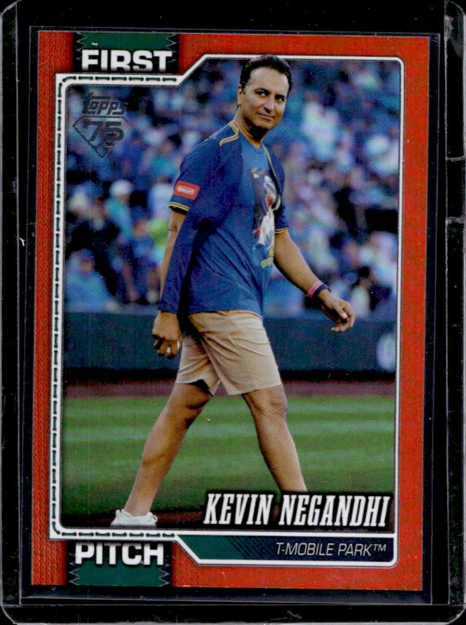 Kevin Negandhi 2026 Topps #FP-4 First Pitch - Orange Foil /25 Price ...