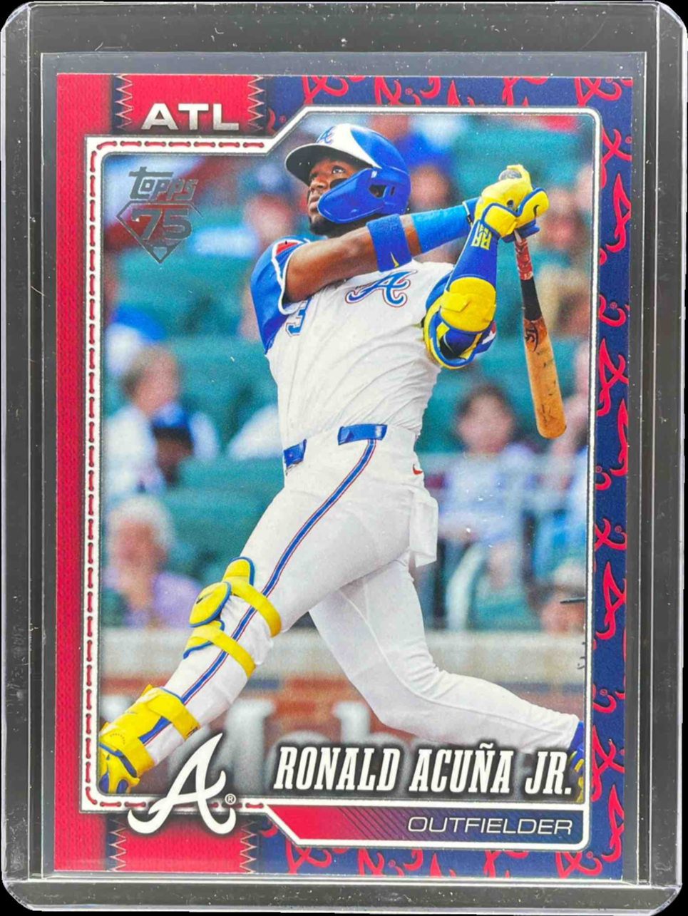 Ronald Acuna Jr. 2026 Topps #50 Team Color Border Variation Price Guide ...