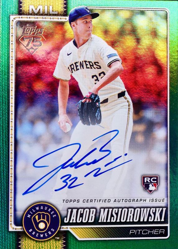 2026 Topps #10 Real One Autographs - Green Foil /99