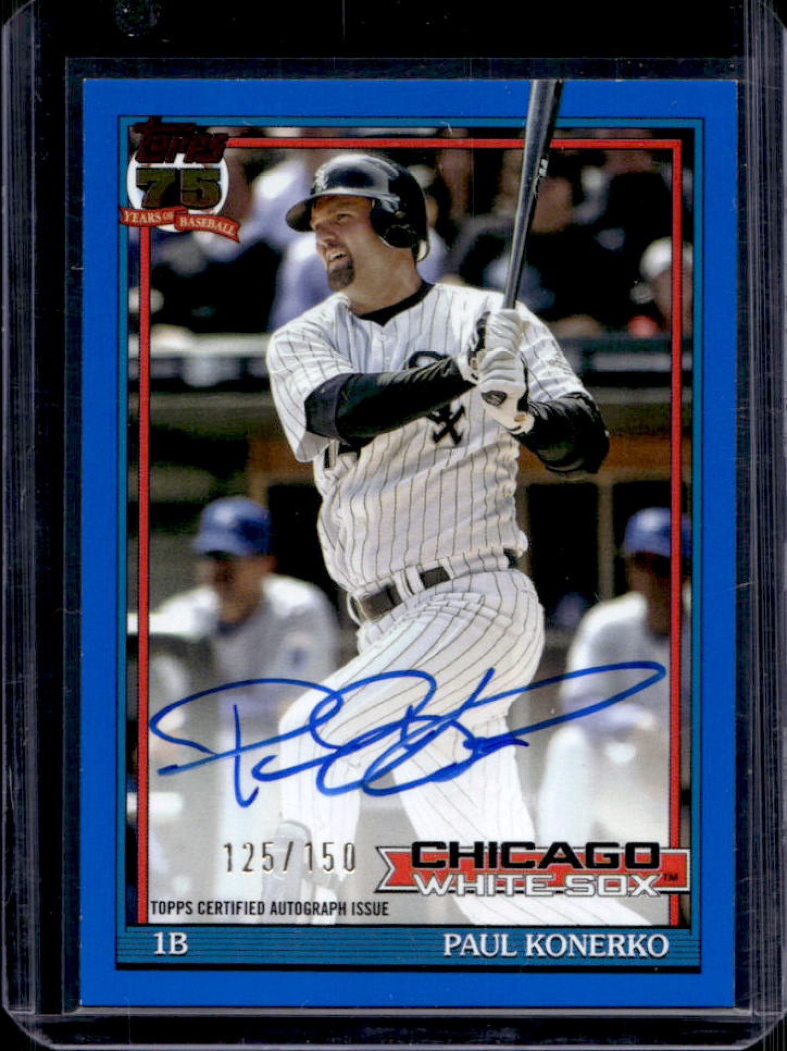 Paul Konerko 2026 Topps #91A-PK 1991 Topps Autographs - Blue /150