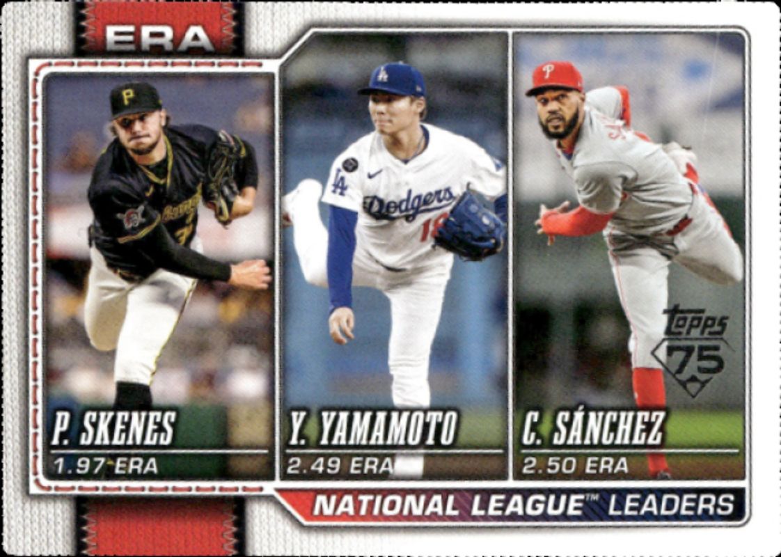 Cristopher Sanchez / Paul Skenes / Yoshinobu Yamamoto 2026 Topps