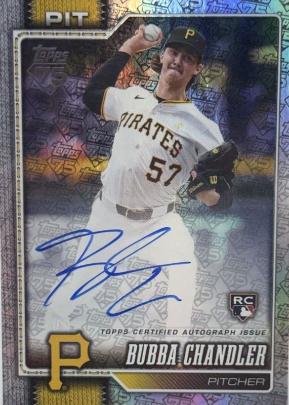 2026 Topps #283 Real One Autographs - 75th Anniversary /75