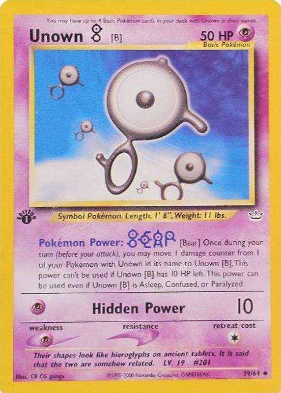 2001 Neo Revelation #39/64 1st Edition