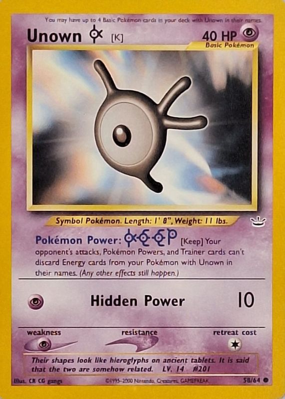 2001 Neo Revelation #58/64 Unlimited