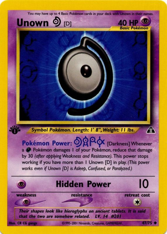 2001 Neo Discovery #47/75 1st Edition