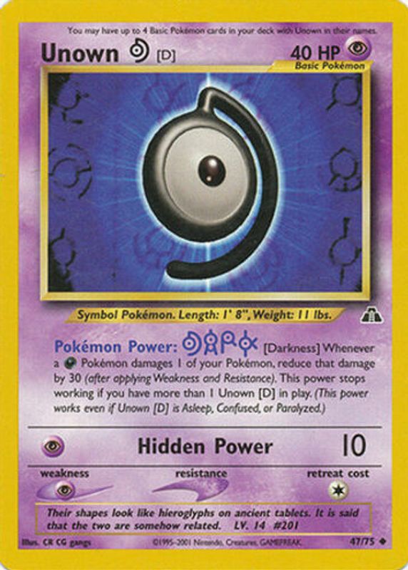 2001 Neo Discovery #47/75 Unlimited