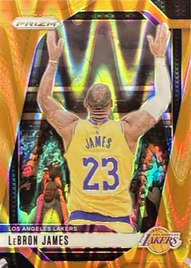 LeBron James 2024 Prizm #130 Orange Seismic /199 Price Guide
