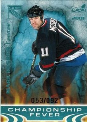 2000 Pacific Aurora #16 Championship Fever Platinum - Blue /92