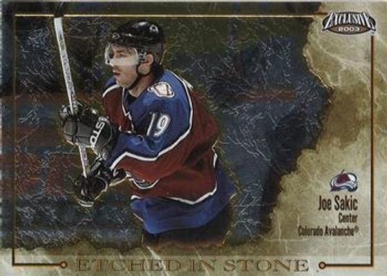 2002 Pacific Exclusive #4 Etched in Stone