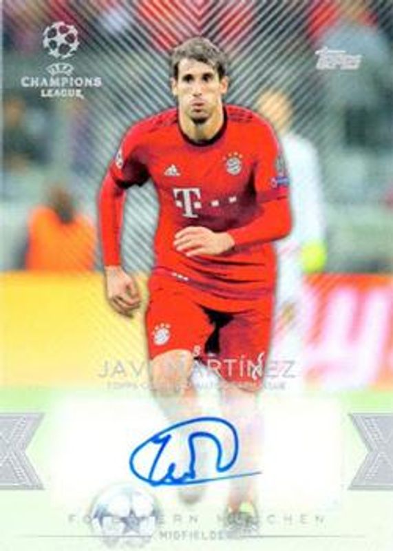 2015 Topps UEFA Champions League Showcase #CLA-JM Autographs