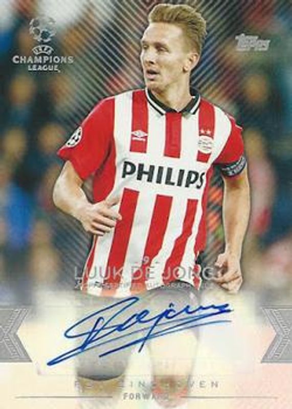 2015 Topps UEFA Champions League Showcase #CLA-LDE Autographs