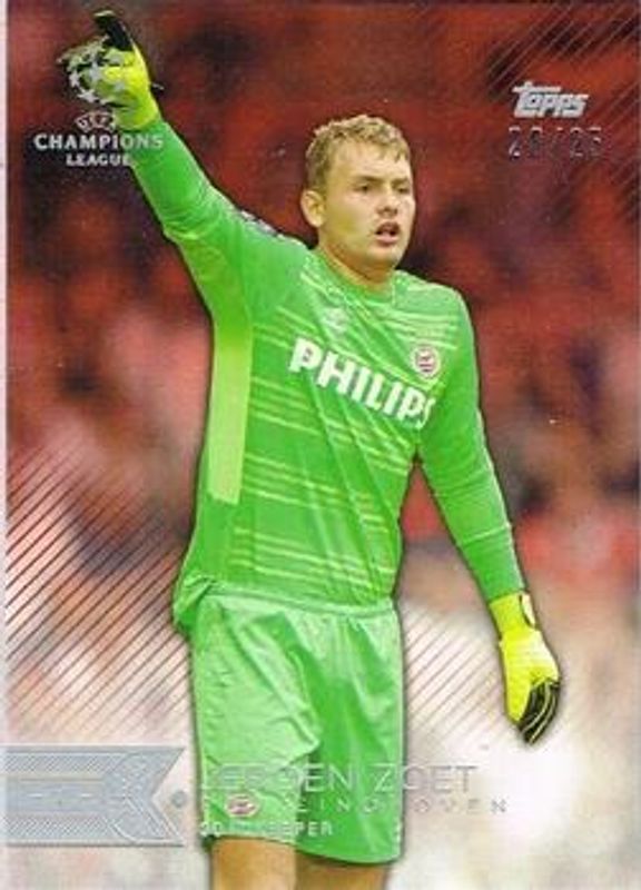 2015 Topps UEFA Champions League Showcase #29 Red /25