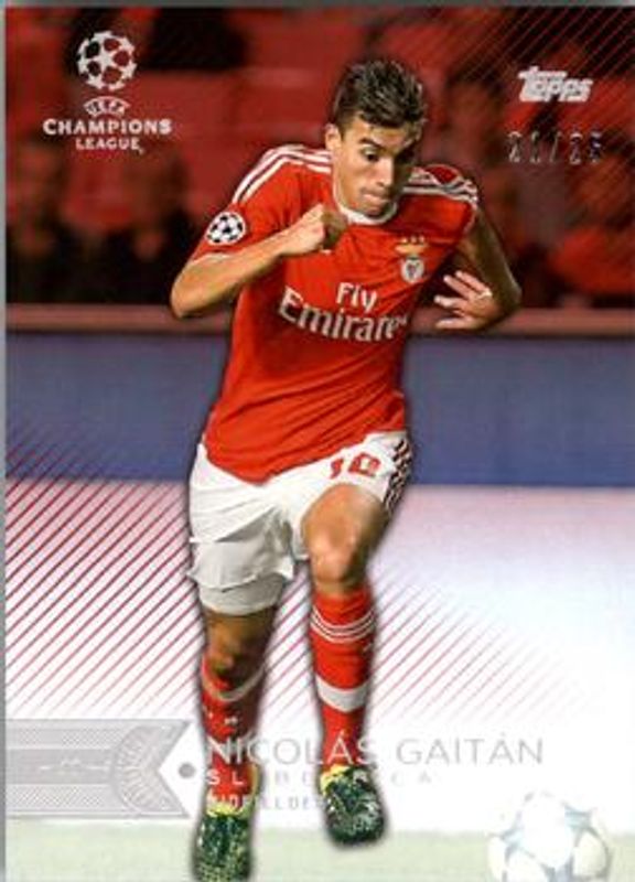 2015 Topps UEFA Champions League Showcase #57 Red /25