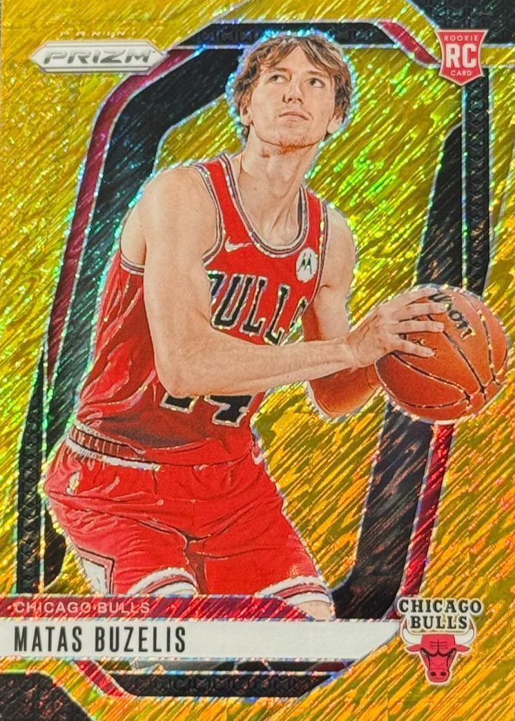 Matas Buzelis 2024 Prizm #252 Gold Shimmer /10 Price Guide 
