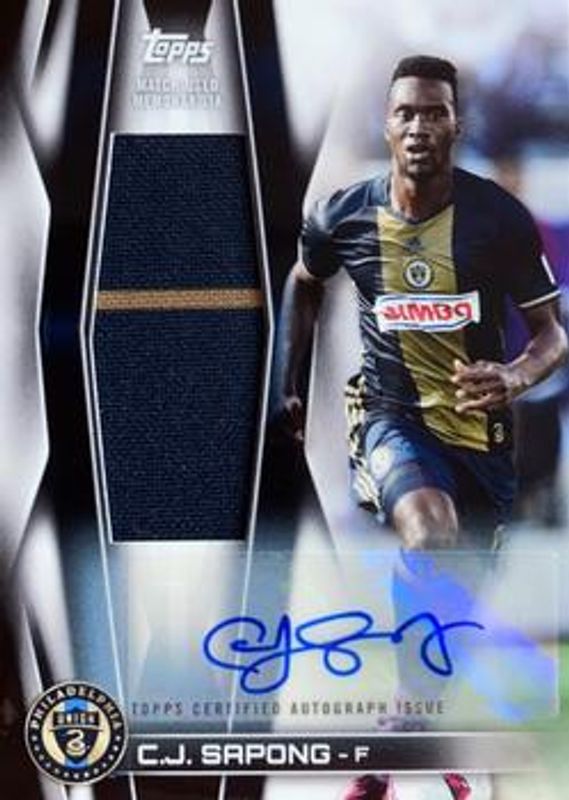 2018 Topps MLS #JR-CS Autographed Jumbo Relics /25