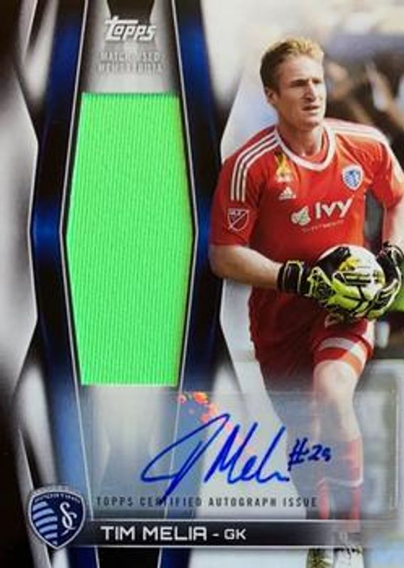 2018 Topps MLS #JR-TM Autographed Jumbo Relics /25
