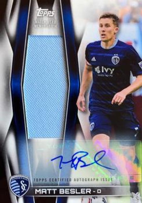 2018 Topps MLS #JR-MB Autographed Jumbo Relics /25