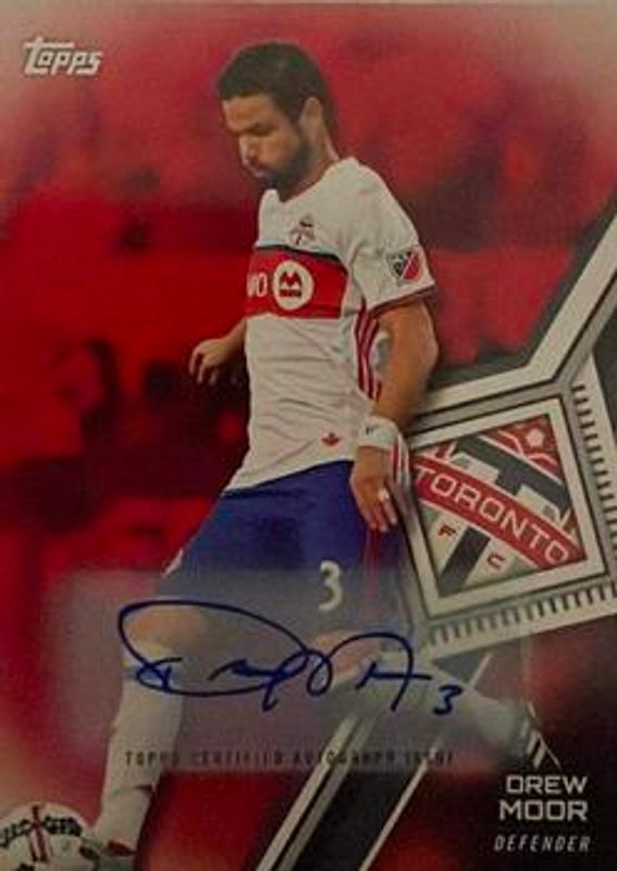 2018 Topps MLS #138 Autographs Red /10