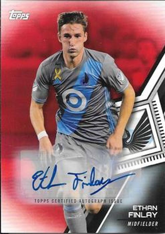 2018 Topps MLS #129 Autographs Red /10