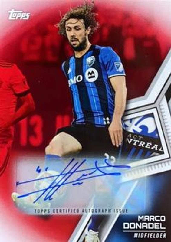 2018 Topps MLS #109 Autographs Red /10