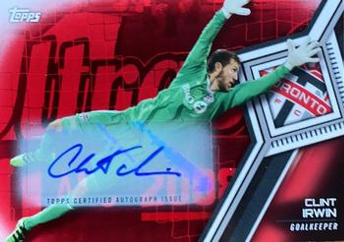 2018 Topps MLS #48 Autographs Red /10