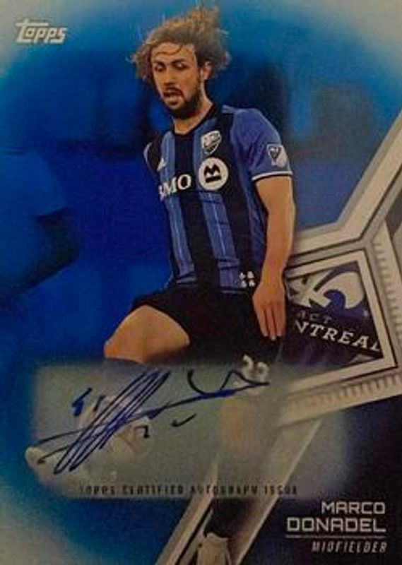 2018 Topps MLS #109 Autographs Blue /50