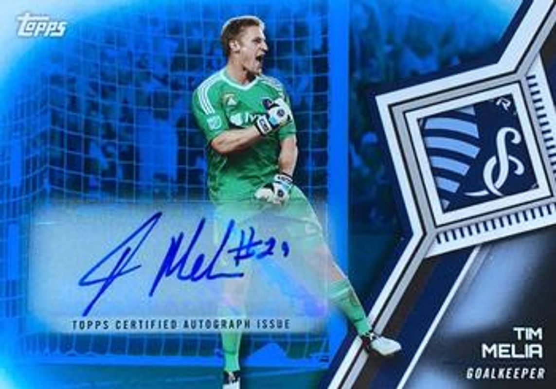 2018 Topps MLS #57 Autographs Blue /50