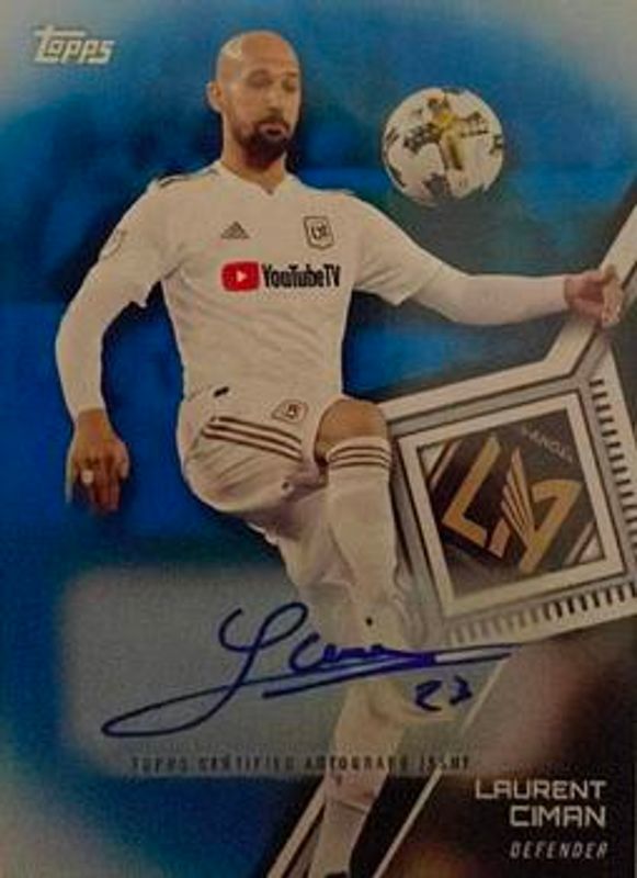 2018 Topps MLS #77 Autographs Blue /50