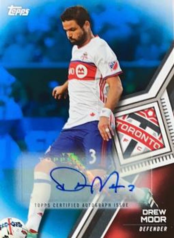 2018 Topps MLS #138 Autographs Blue /50
