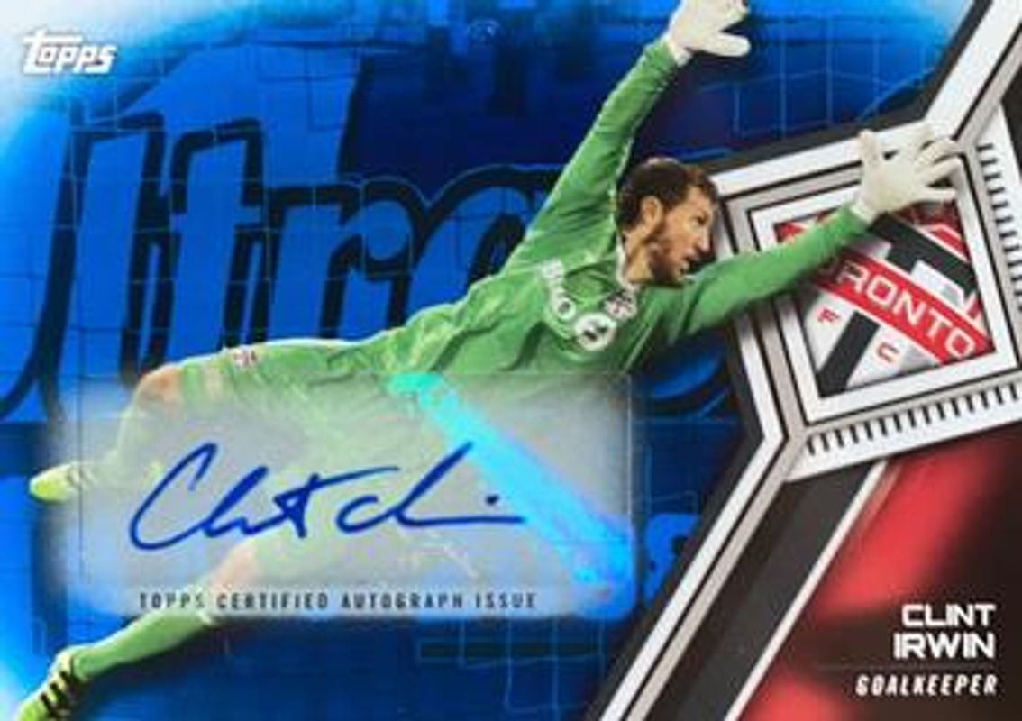 2018 Topps MLS #48 Autographs Blue /50