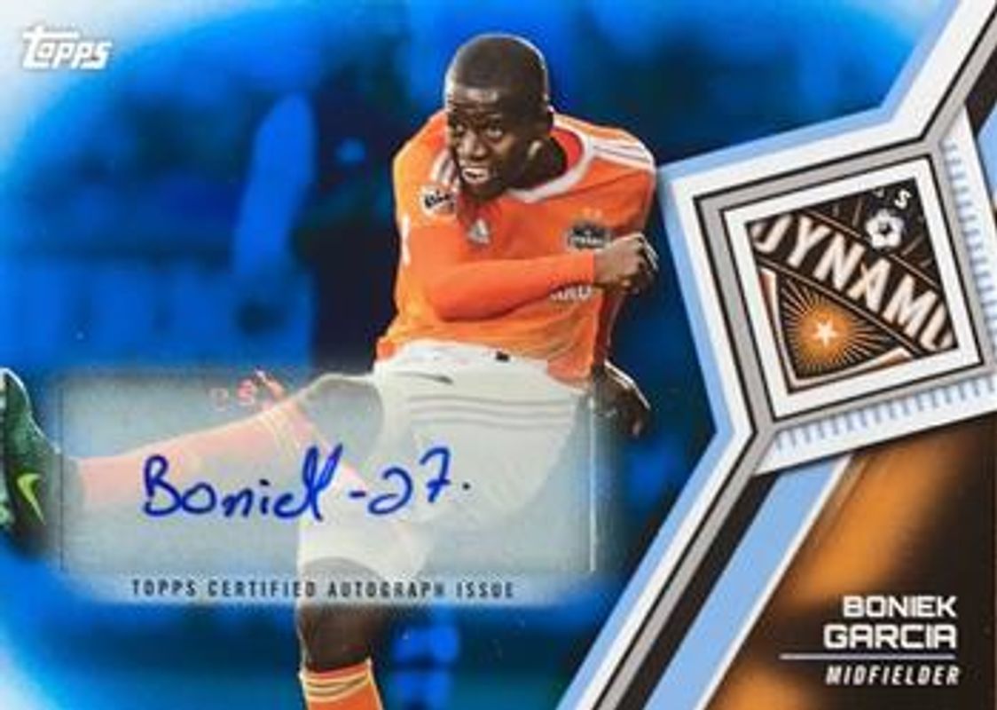 2018 Topps MLS #55 Autographs Blue /50