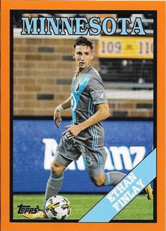 2018 Topps MLS #TT-EF Throwback Topps Orange /25