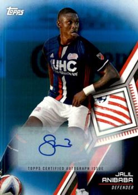 2018 Topps MLS #84 Autographs Blue /50
