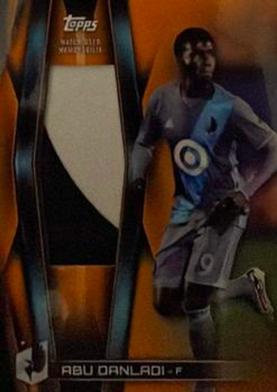 2018 Topps MLS #JR-AD Jumbo Relics Orange /25