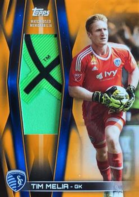 2018 Topps MLS #JR-TM Jumbo Relics Orange /25