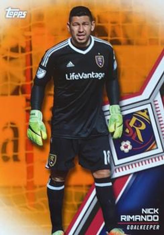 2018 Topps MLS #14 Orange /25