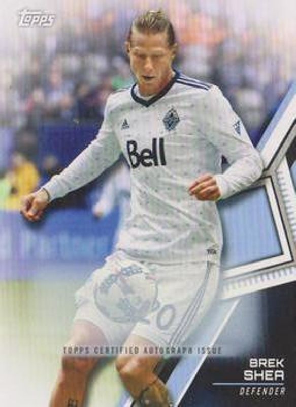 2018 Topps MLS #10 Non Autographed Certified Autographs