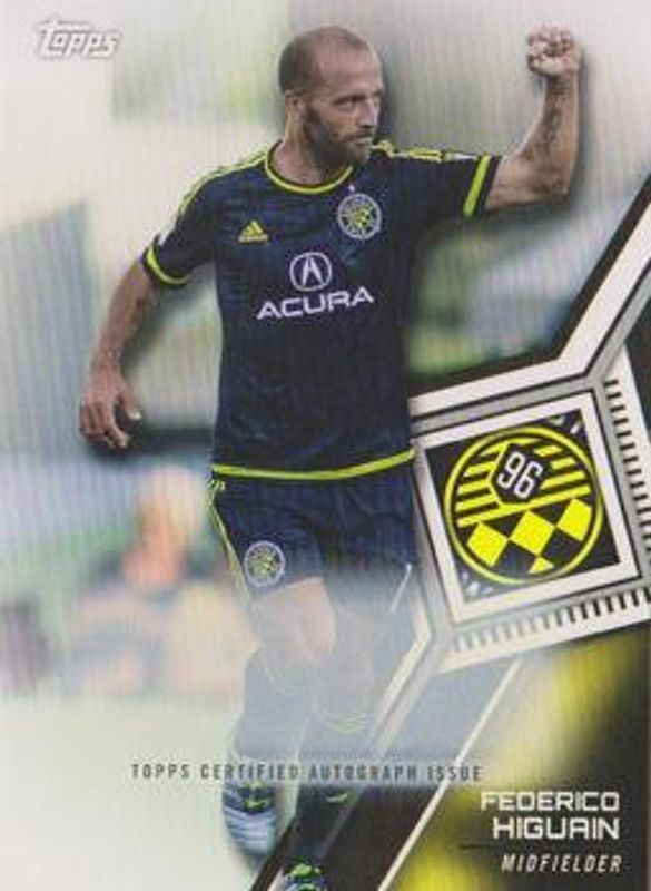 2018 Topps MLS #72 Non Autographed Certified Autographs